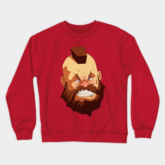 capcom street fighter zangief Crewneck Sweatshirt by ahmedelsiddig